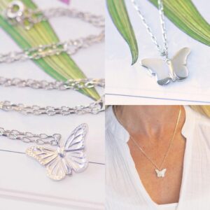 Alternative view of Butterfly necklace