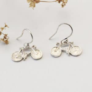 Bicycle earrings