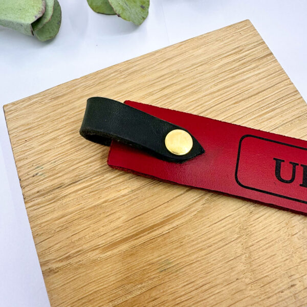 ‘Up to here’ leather bookmark - Image 4