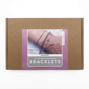 Beaded bracelets kit: Silver